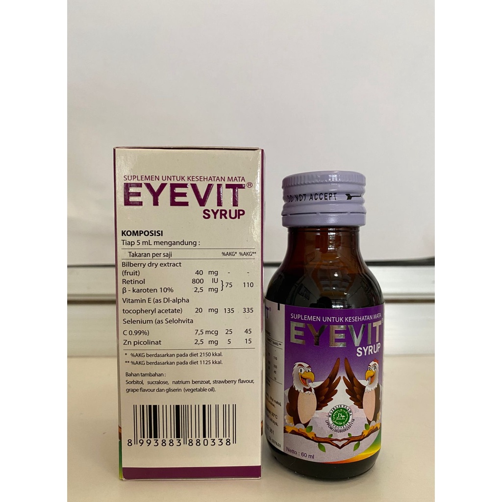 Eyevit Syrup 60mL / Vitamin Mata