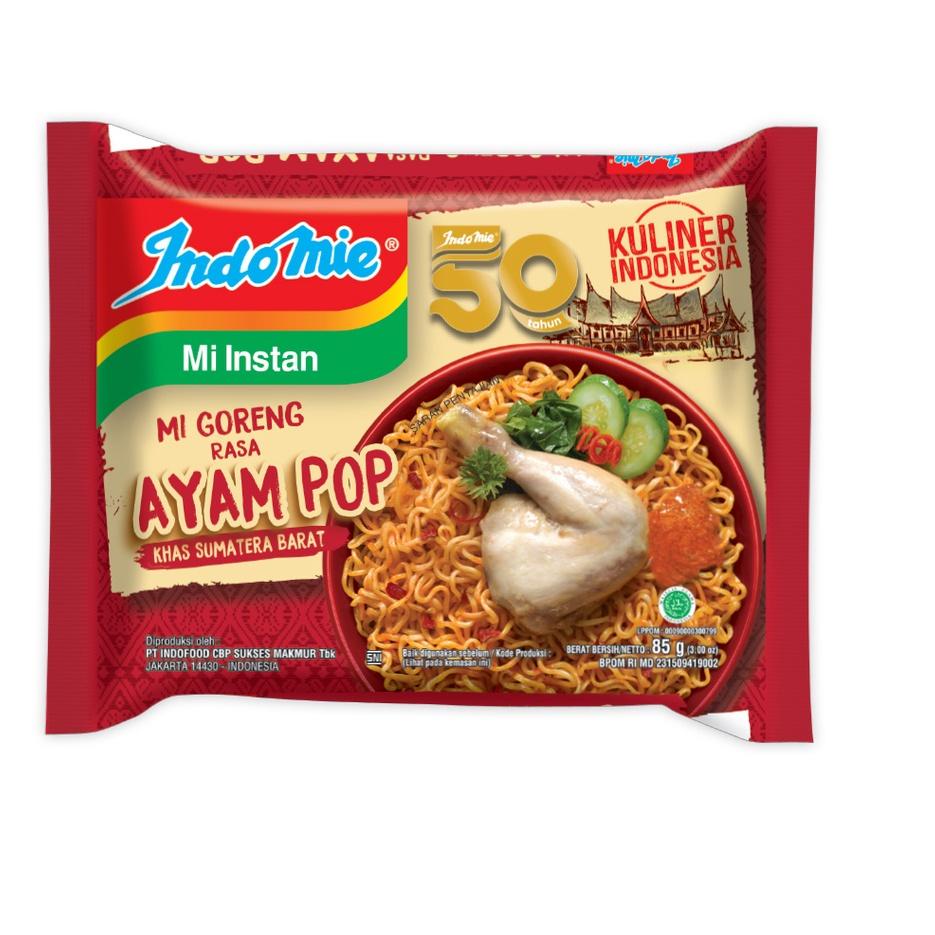 Original 10 Pcs - Indomie Mie Goreng Ayam Pop grosir