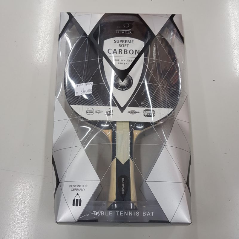 Bat bet pingpong ping pong tenismeja tenis meja sunflex supreme soft carbon original