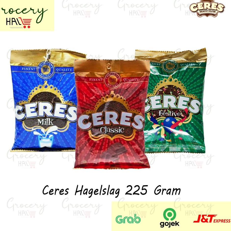 

➧Best Terlaris CERES MESES CHOCOLATE 200 GR - CERES HAGELSLAG [ CLASSIC / MILK / FESTIVE ] D68 ✲