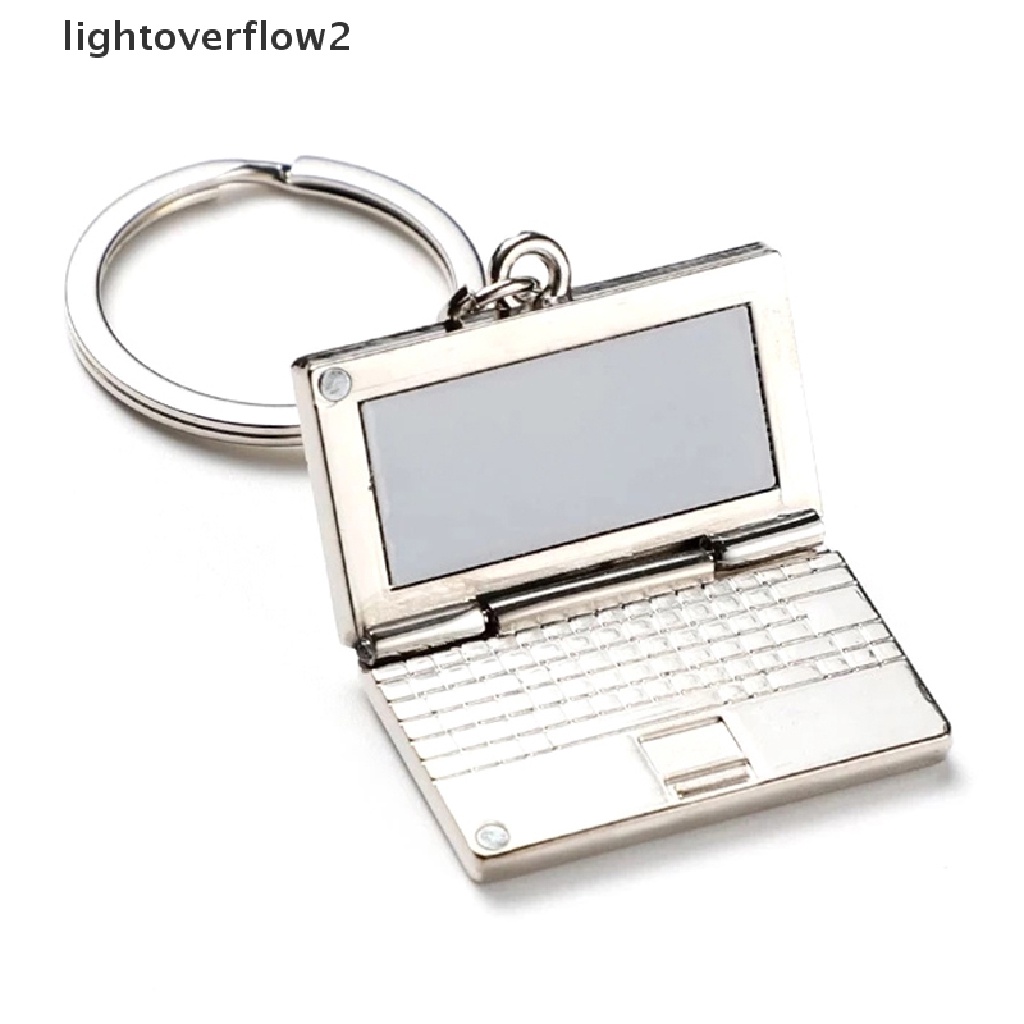 (lightoverflow2) Gantungan Kunci Mobil / Tas / Komputer / Notebook Bahan Metal