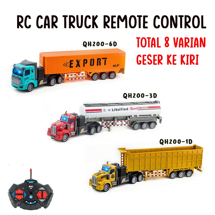 RC Truck Remote Kontrol Mainan Anak Mobil Mobilan Remot Diecast Vehicle