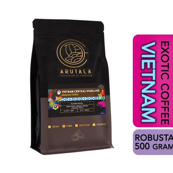 

ARUTALA Kopi Vietnam Central Highland Robusta 500 Gram