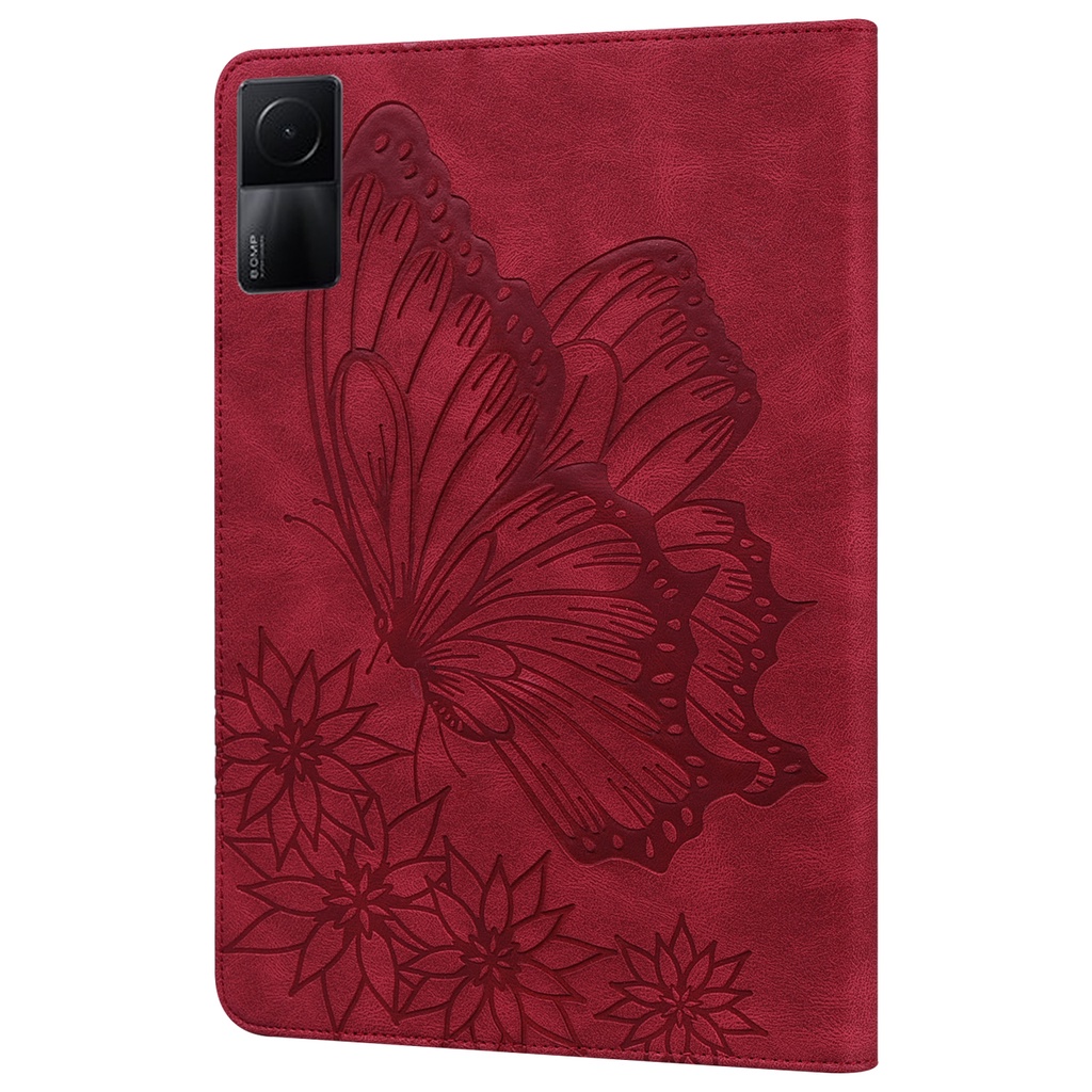 Casing Flipcase Xiaomi Redmi Pad (2022) 10.61 &quot;VHU4254IN 5G Aksen Emboss Kupu-Kupu 3D