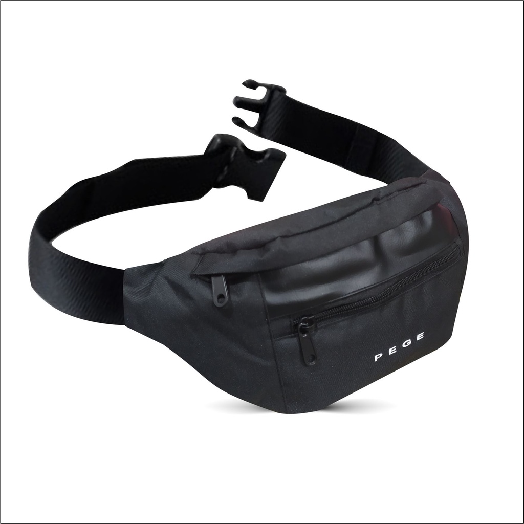 Tas Selempang Waistbag Pria PEGE Bisa Untuk Tas pinggang Model Kasual Keren - PG 8860