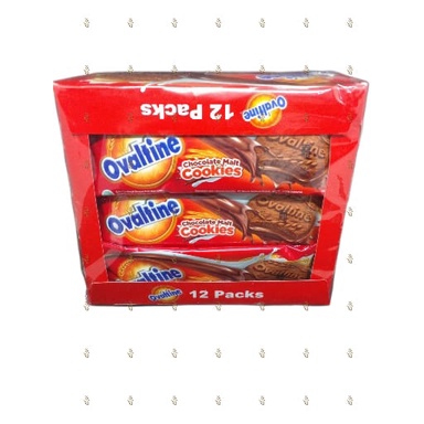 

Ovaltine Cookies Chocolate Malt 24gr - Pak Isi 12 Pcs