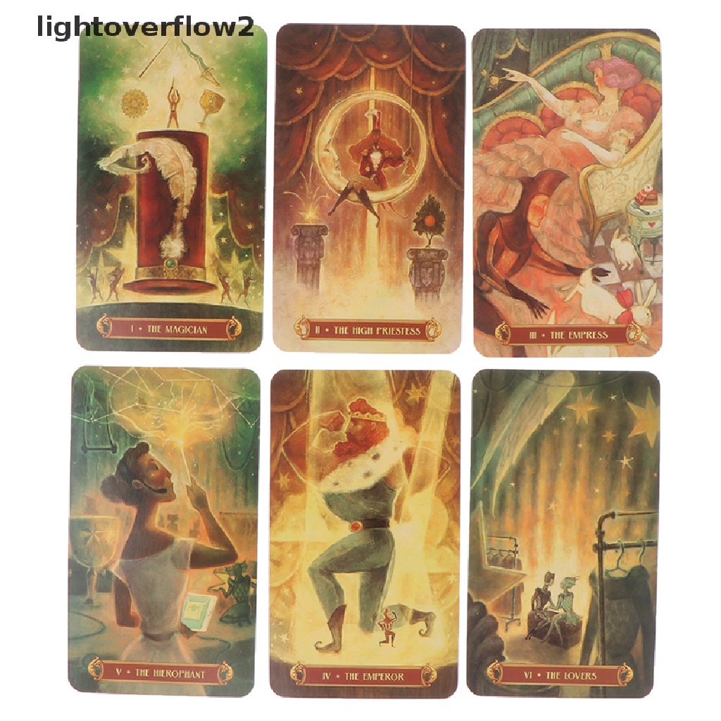 (lightoverflow2) Mainan Board Game Kartu Tarot Ramalan Gemuk Untuk Keluarga