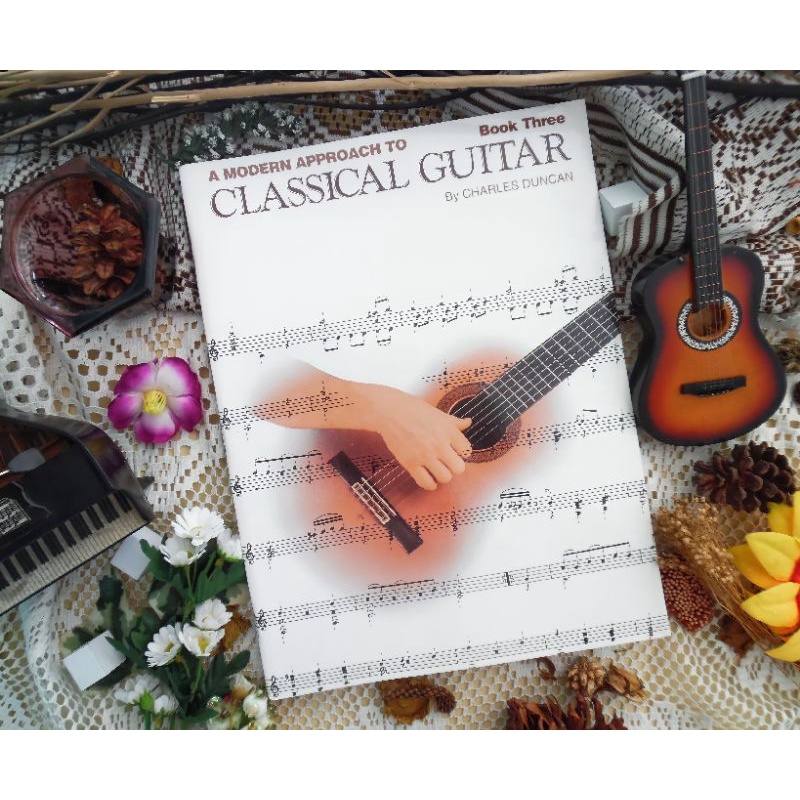 buku gitar a modern approach to classical guitar book 3, buku gitar, buku gitar klasik, buku impor