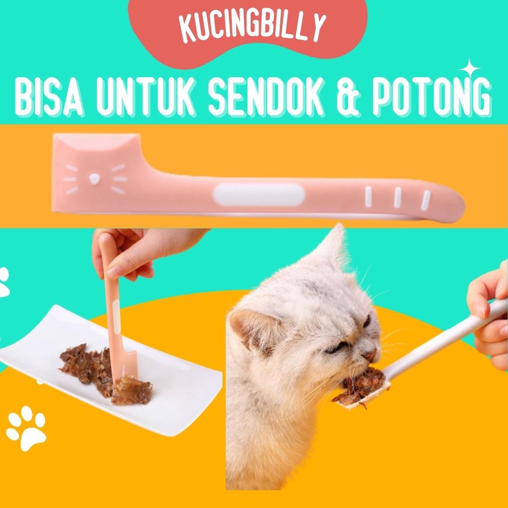 SENDOK SPATULA KALENG KUCING ANJING