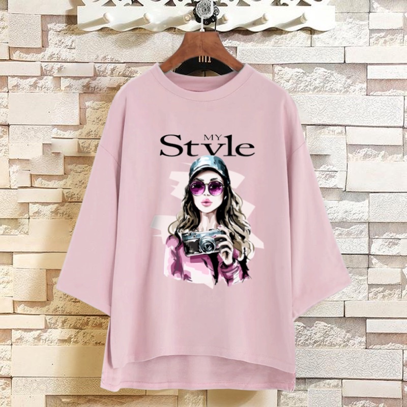 PUFFY_ID kaos oversize WOMEN’S STYLE tunik wanita  tshirt big size cewek premium