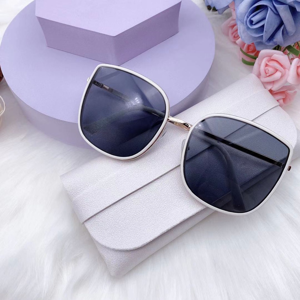 FAB Kacamata hitam korean fashion Wanita Optik Antiradiasi Dengan Fashion Sunglasses Eyewear