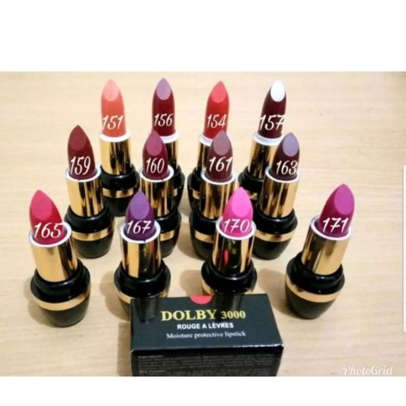 LIPSTICK DOLBY 3000 MATTE 12 WARNA PILIHAN