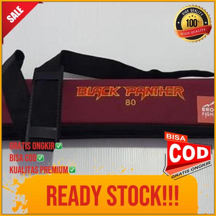 Tas Joran Black Panther 80 Kaku Model Tabung Pancing Tegek