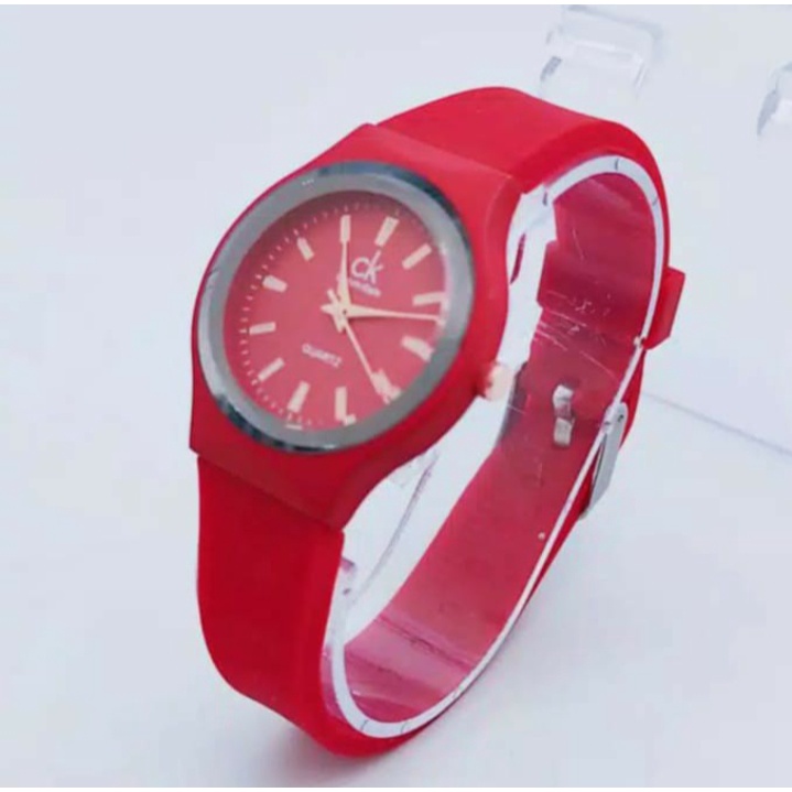 Jam Tangan wanita RUBBER anti air / Jam Tangan cewek sporty Murah