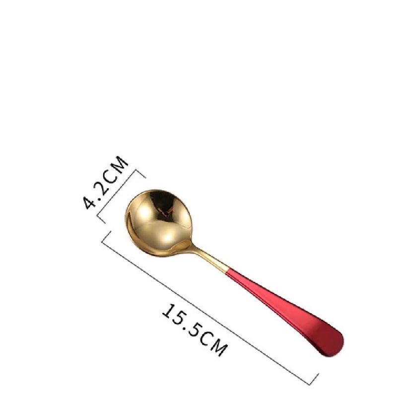 Sendok Stainless Korean Spoon Fork Stainless/Sendok Makan/Sumpit Gorengan