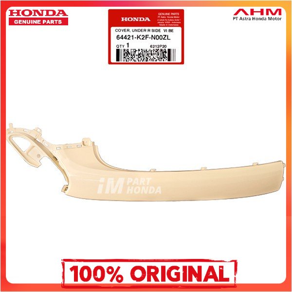 *Ori Ahm  Cover Dek Lantai Kanan Scoopy eSP K2F Fashion Cream Krem 64421-K2F-N00ZL 64421K2FN00ZL Ter