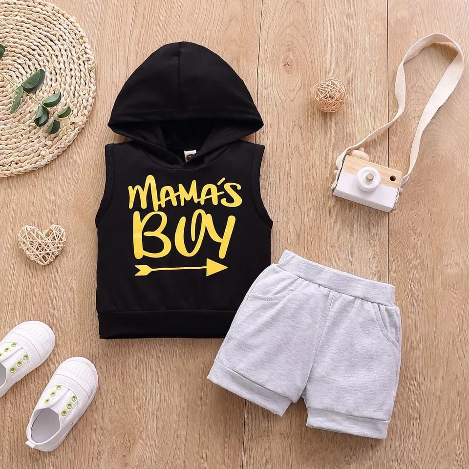 SETELAN HOODIE MAMAS BOY PREMIUM/ PREMIUM BABY TERRY HOODIE ANAK