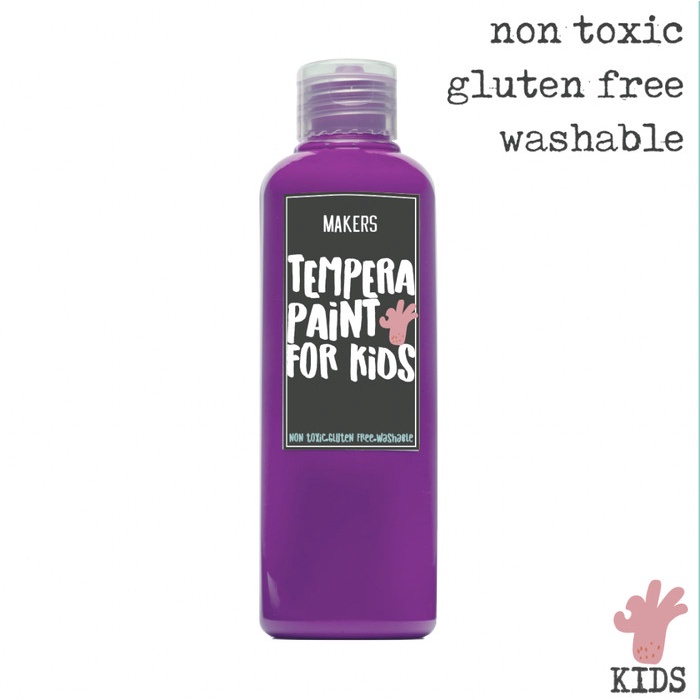 

Purple Tempera Washable Paint for Kids by MAKERS 250ml