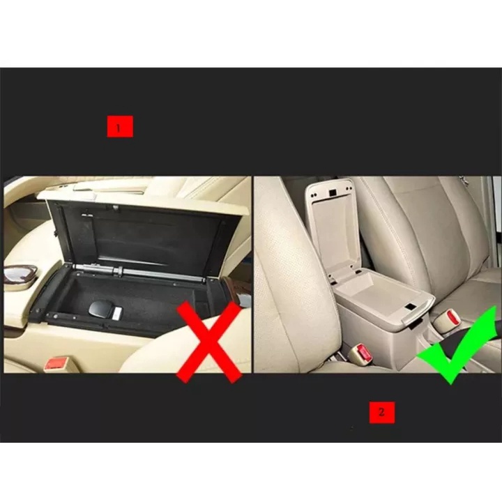 Bantal Mobil Compact Memory Foam Kulit MBTECH bantal siku sandaran tangan mobil arm rest handrest Universal