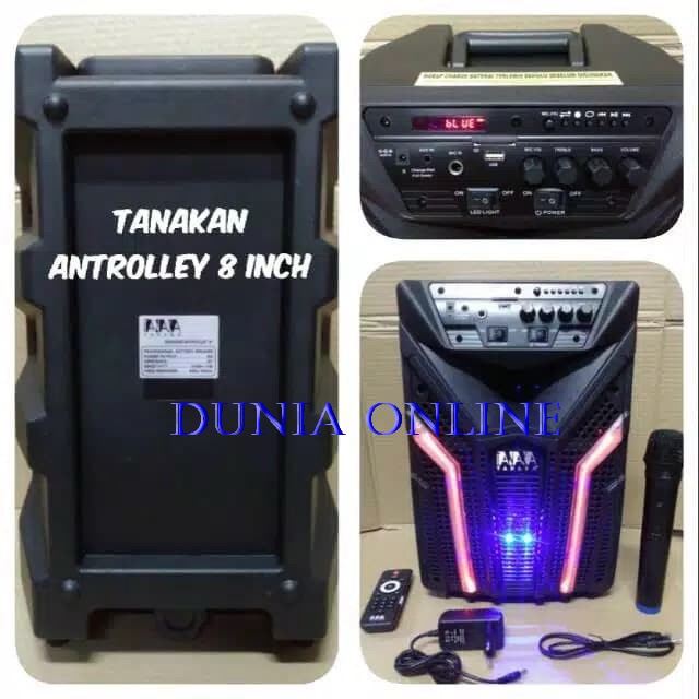 Speaker Portable Meeting Wireless Tanaka Diamond 8 inch ORIGINAL