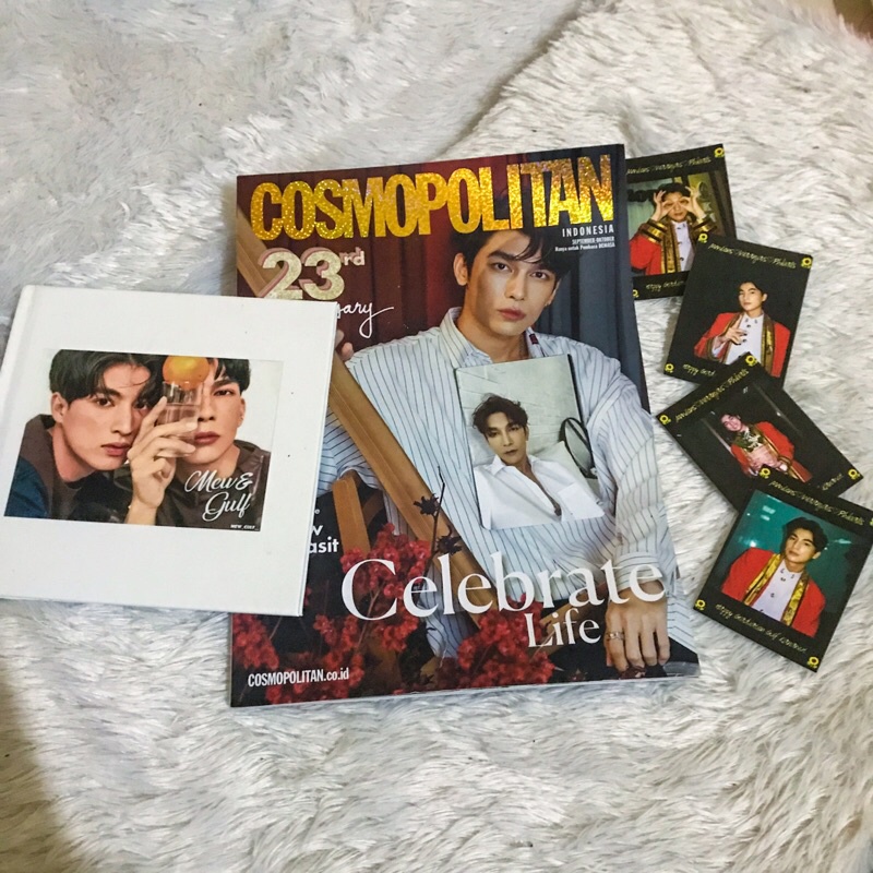 majalah cosmopolitan mew suppasit + photobook mewgulf (freebies pc gulf unofficial)