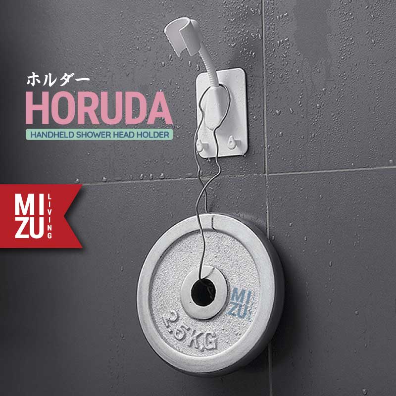 MIZU HORUDA Handheld Shower Head Holder Gantungan Pegangan Kepala Shower Mandi Pegangan Kepala Keran Air Hanger Showerhead Pancuran Shower