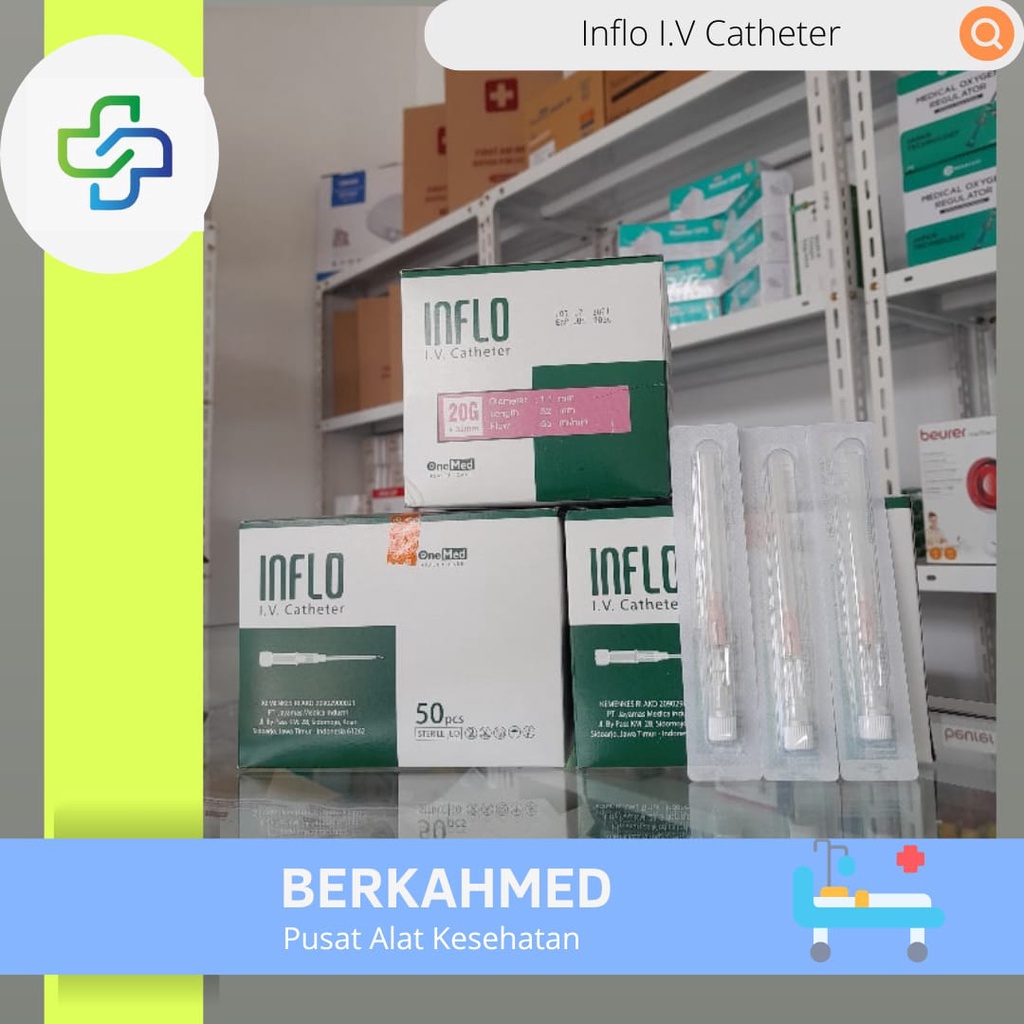 Jarum Infus Inflo IV Catheter Abbocath Abocath 20G 26G Onemed