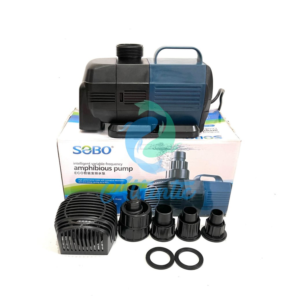 SOBO BO 3000A 3000 A Amphibious Eco Pump Pompa Air Celup dan Darat