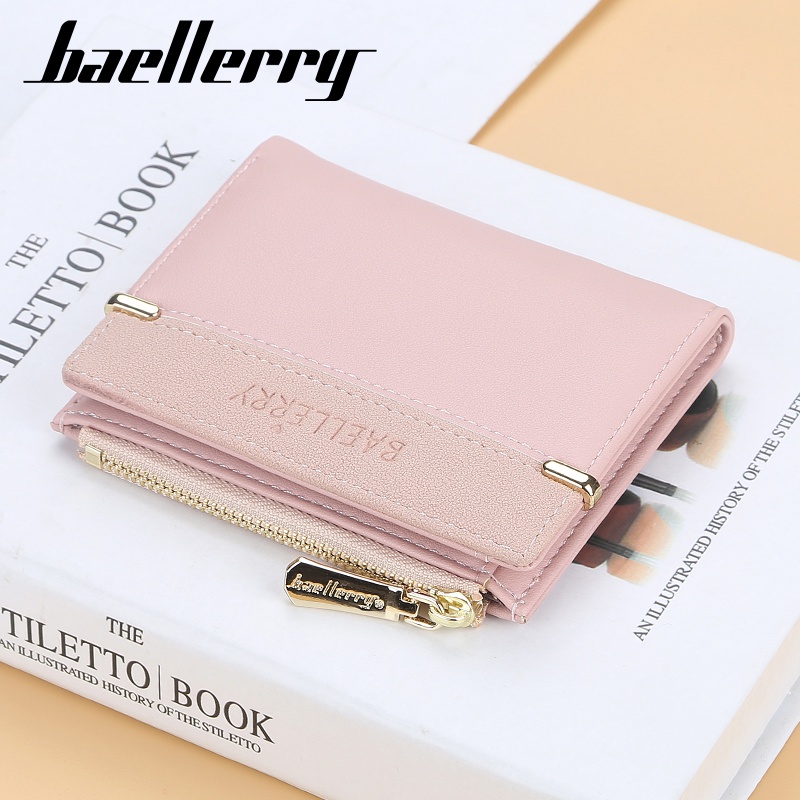 BAELLERRY DR033 Dompet Wanita Lipat Bahan Kulit PU Leather Premium WATCHKITE WKOS