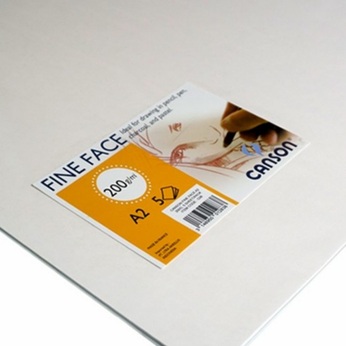 

Mantap Canson Fine Face A2 200 Gsm 5 Sheet / Kertas Sketsa Wajah Berkualitas