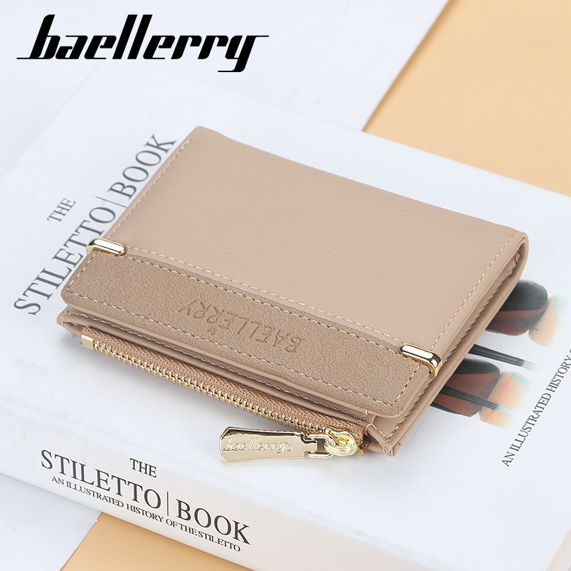 BAELLERRY DR033 Dompet Wanita Lipat Bahan Kulit PU Leather Premium WATCHKITE WKOS