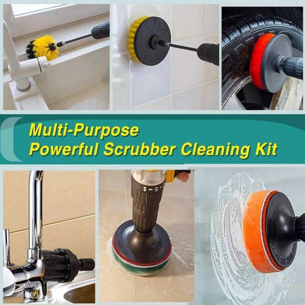 Mata Bor Sikat Poles Pembersih Brush Car Polisher Kit 22 PCS