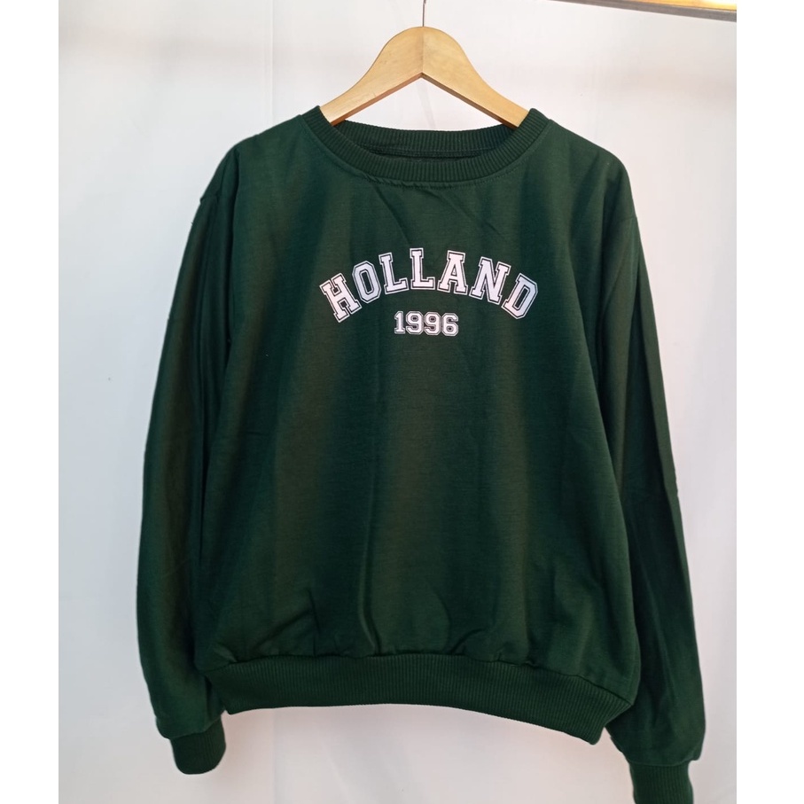 Sweater Crewneck Holland - Sweater Crewneck Sweatshirt Cowok Cewek - Pria Wanita OOTD - Baju