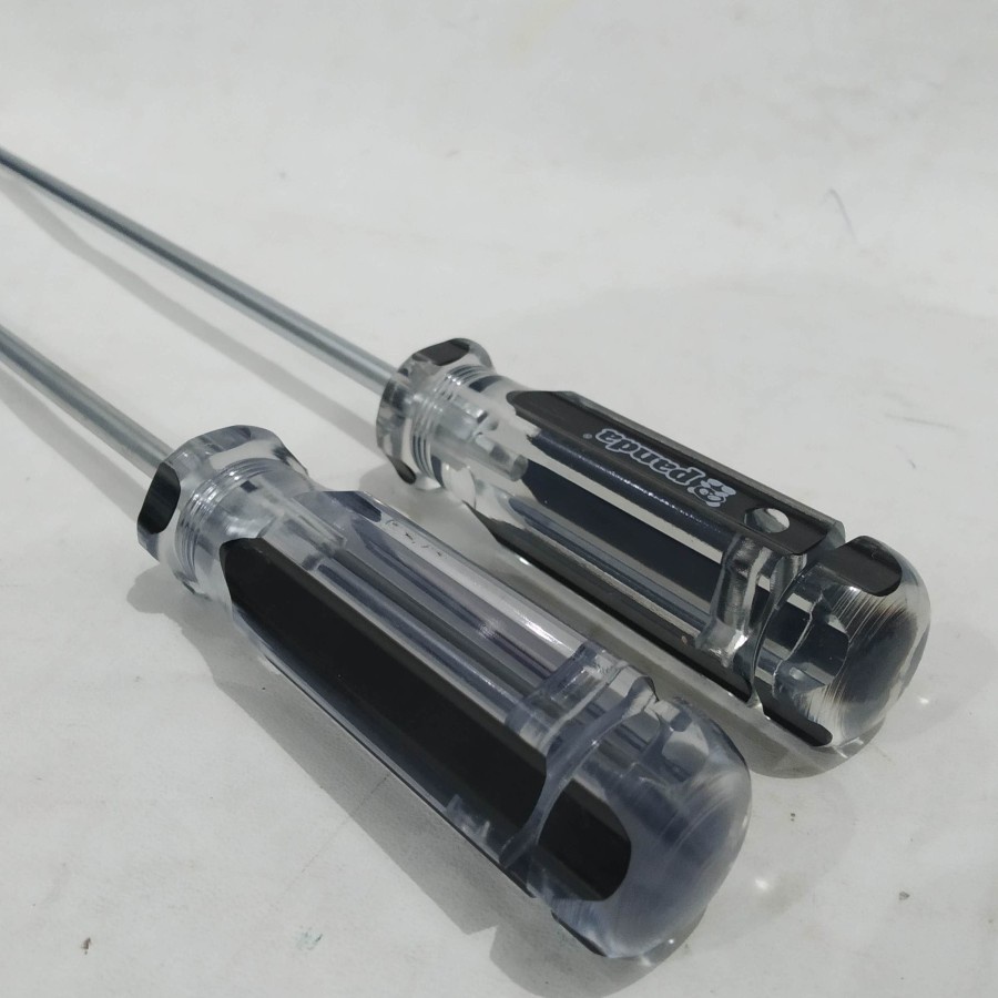 Obeng Panjang 6mm 30cm 12&quot; 6x300mm plus minus min - + set 2pcs