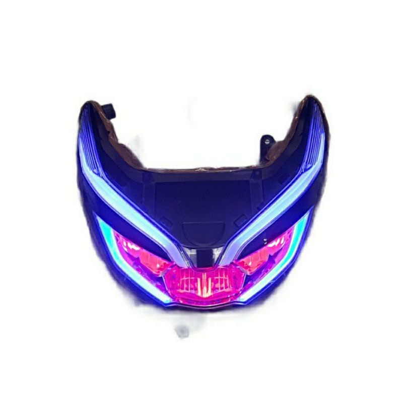 reflektor lampu depan+alis running pcx 150 tahun 2018 2019 2020 2021.