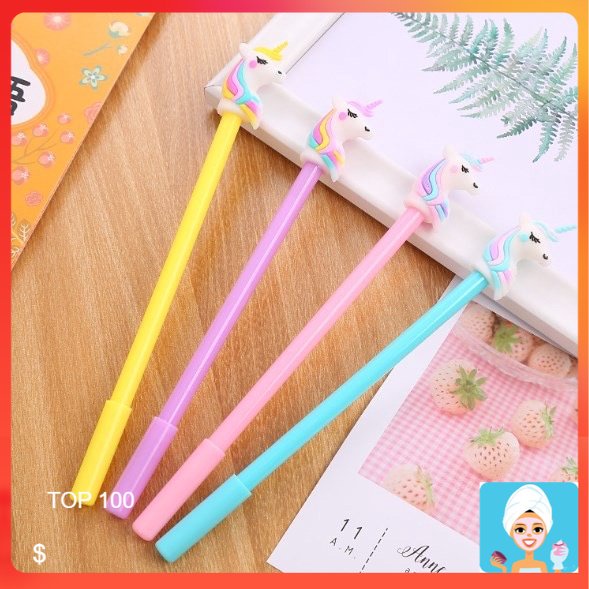

[ML] PULPEN PONY UNICORN - BALLPOINT BOLPEN PENA GEL LUCU UNIK KARAKTER CANTIK