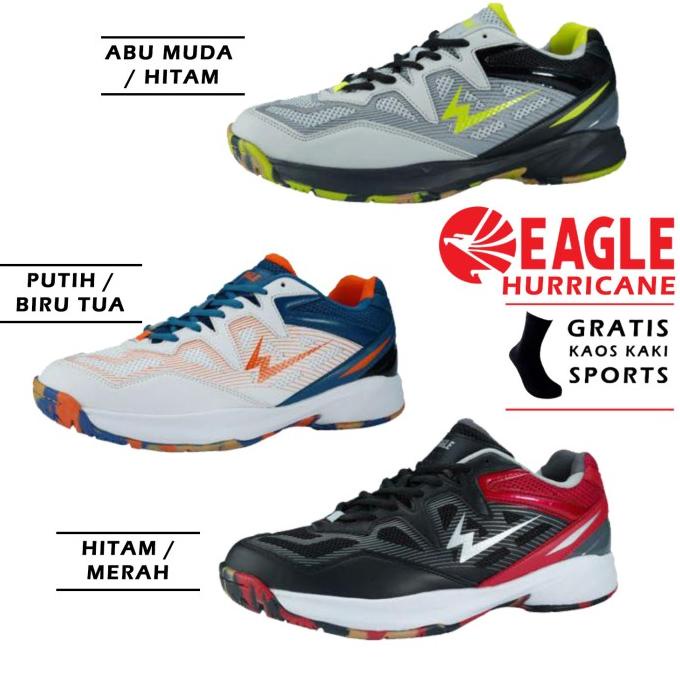 Sepatu Eagle Hurricance Badminton-Sepatu Badminton Eagle Hurricane Ori