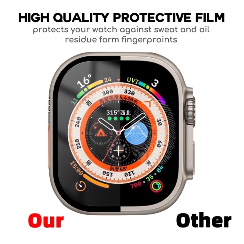 Tempered glass Screen Guard Anti gores Apple watch ULTRA 49MM