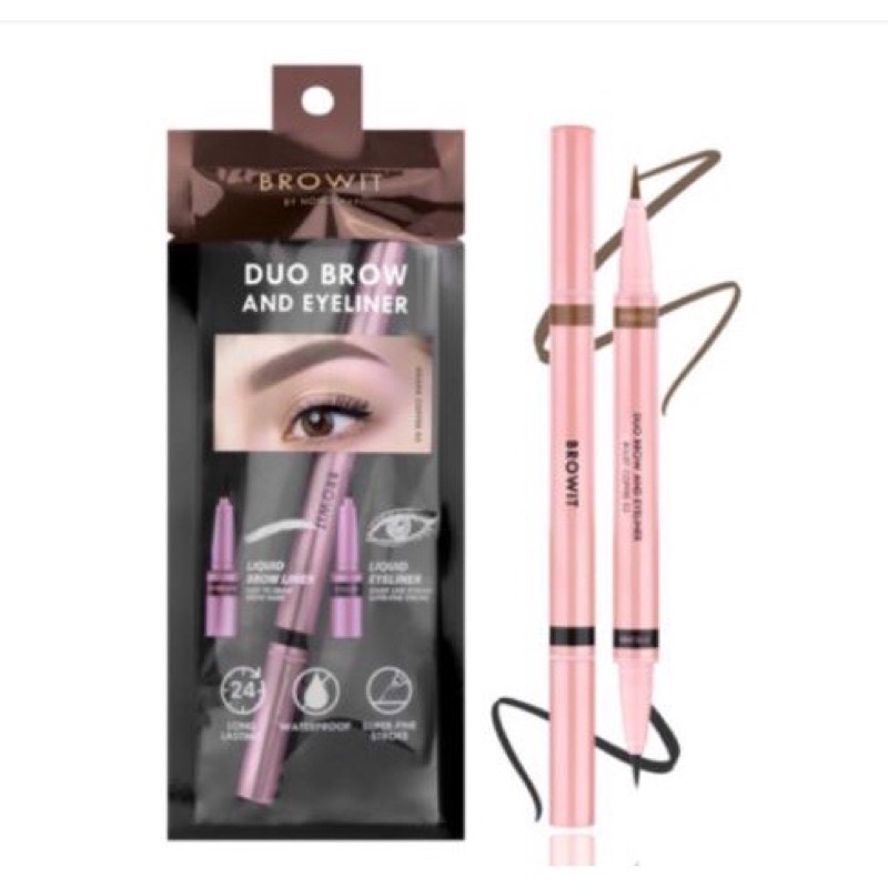 DUO BROWIT and Eyeliner (Spidol alis) membuat alis berserat alami