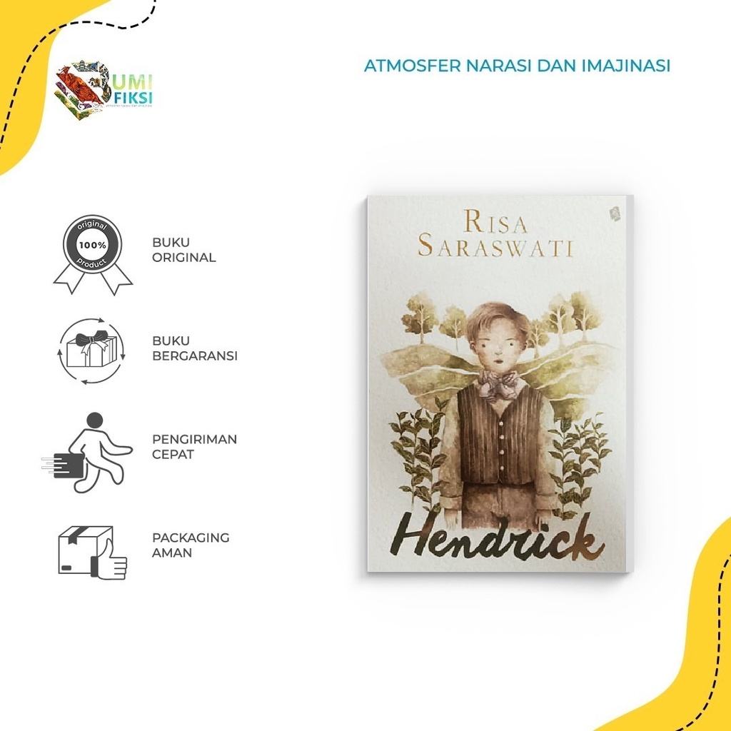 NOVEL - HENDRICK ( REPACKAGE ) - a book by Risa Saraswati - Bukune - Bumifiksi