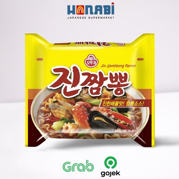 

Ottogi Jin Jjambong Ramen 130gr - Mie Ramen Rasa Seafood Made In Korea