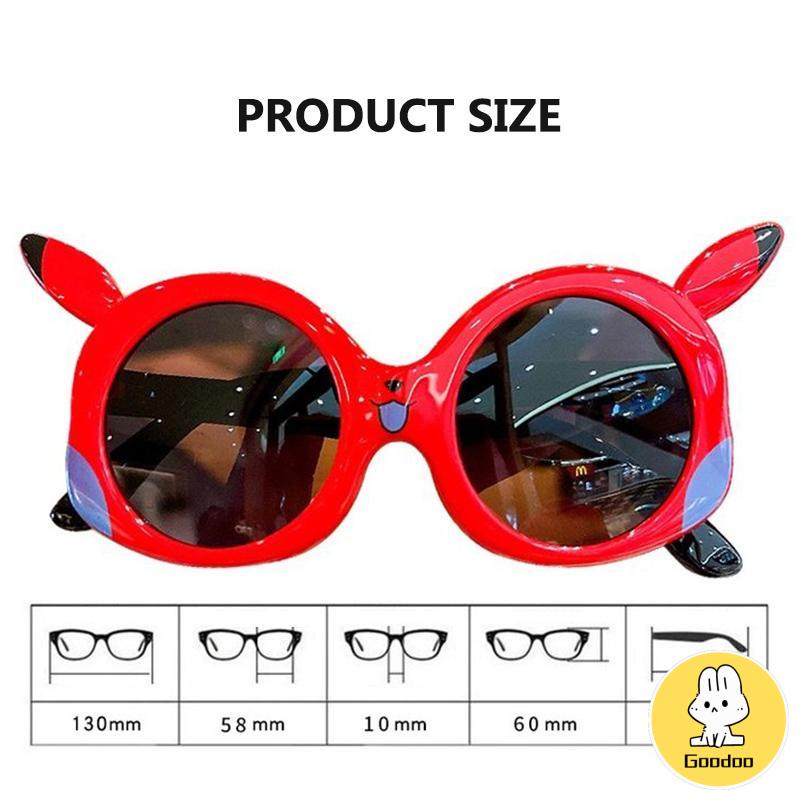 Kacamata Anak Kartun Pikachu Kacamata Perlindungan UV Polarized Sunshade kaca mata anak laki laki -Doo