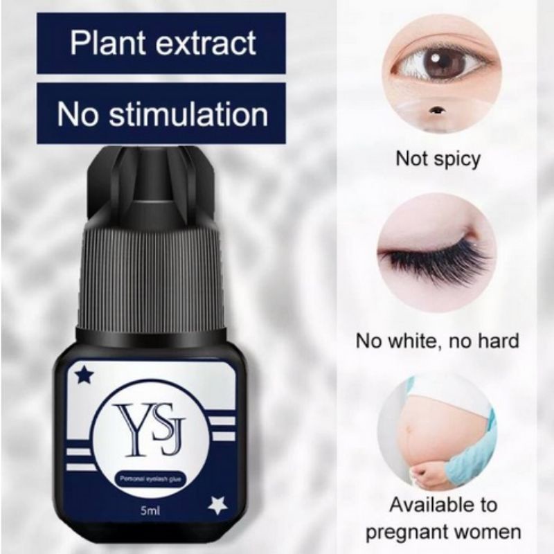 lem eyelash glue Eyelash Extension Glue YSJ 5 ml Tidak Perih/Tahan Lama Tidak