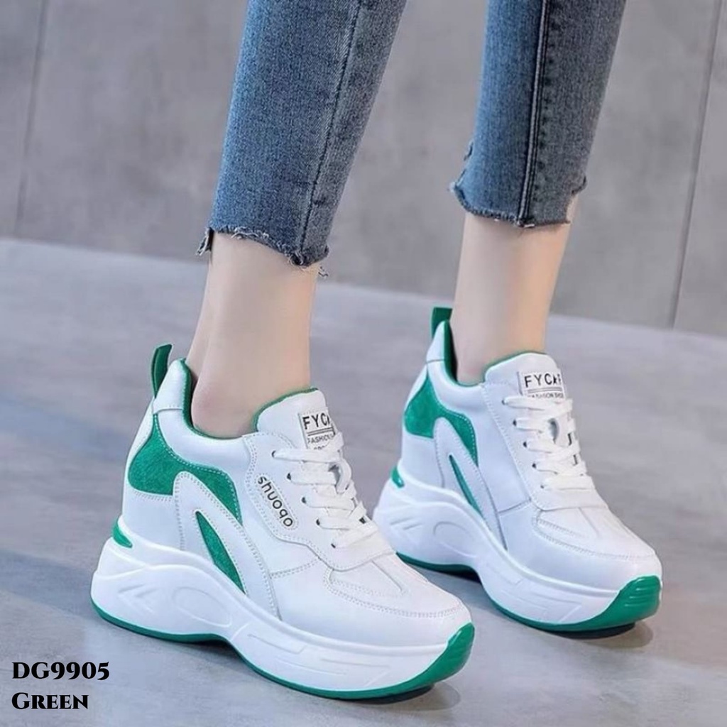 WYN SNEAKERS HIGH WEDGES  FASHION KOREA DG9905