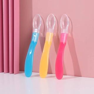 ELDE 1 - SENDOK MAKAN BAYI SILIKON / SENDOK BAYI SILIKON LENTUR / SPOON SILICONE BABY BPA FREE / ALAT MAKAN SENDOK