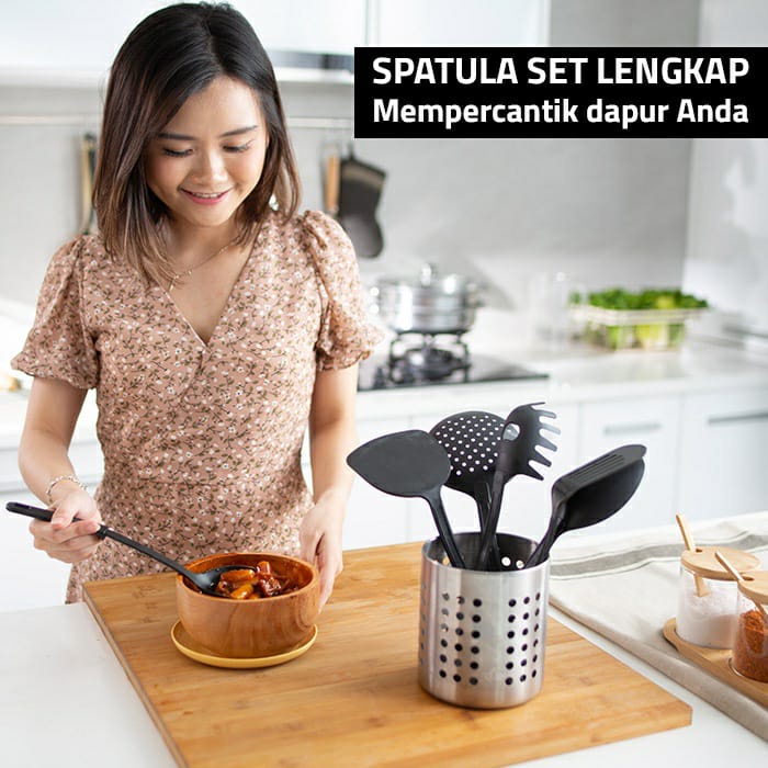 SPATULA  SET ISI 6 / SPATULA SUTIL ISI 6 / SET SPATULA ISI 6 / KITCHEN TOOLS SUTIL / SPATULA