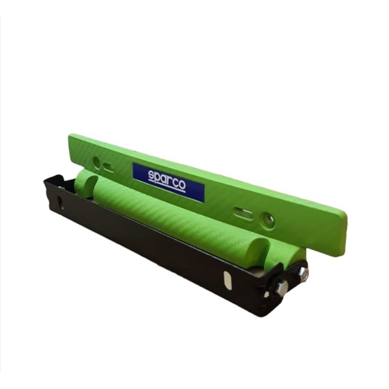 Dudukan / Tatakan Plat Nomor Mobil JDM Carbon Warna Merah Silver Biru