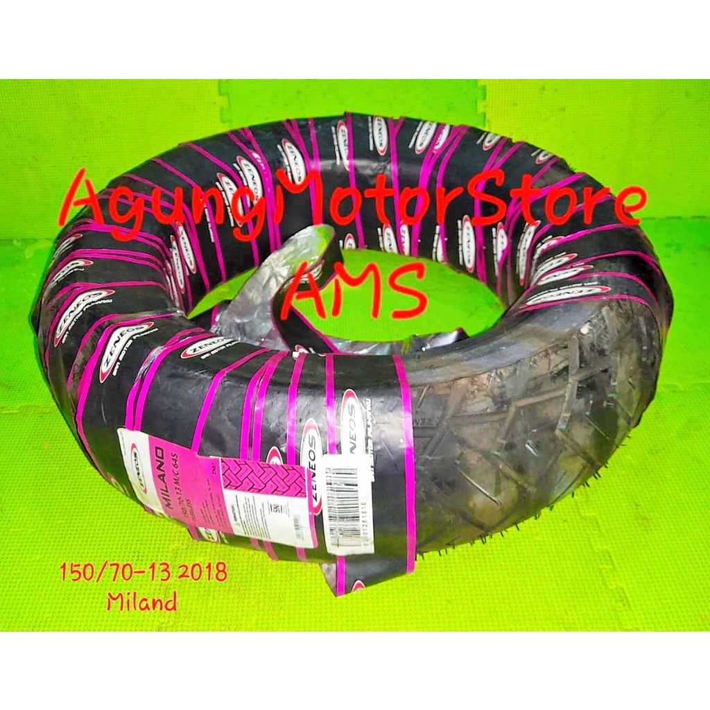 BAN LUAR TUBELESS MERK ZENEOS MILANO 150/70 RING 13