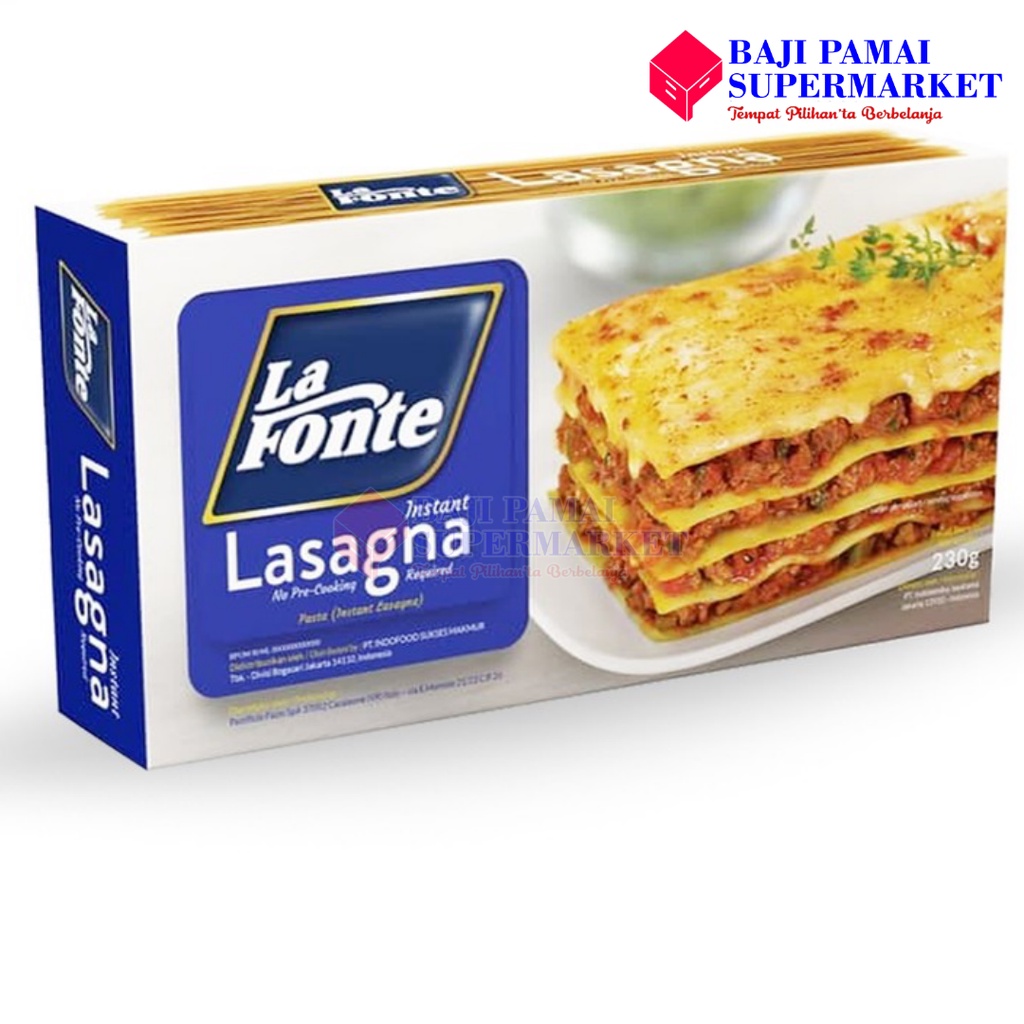 

La fonte lasagna instant 230 gr