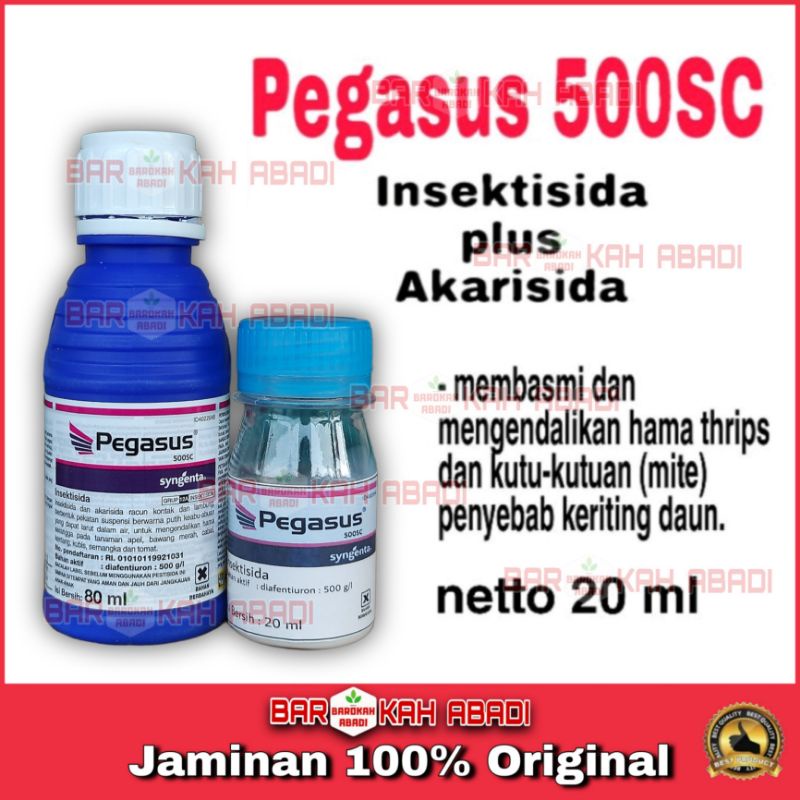 PEGASUS 500SC 20 ml insektisida dan akarisida pembasmi hama kutu thrips mite